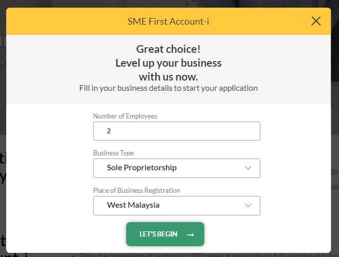 Cara Buka Akaun Maybank Secara Online Guna (SME First Account-i) 3