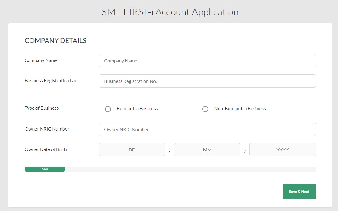 Cara Buka Akaun Maybank Secara Online Guna (SME First Account-i) 4