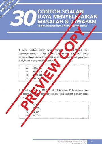 Contoh Soalan Pembantu Pendaftaran KP19 – Portal Malaysia