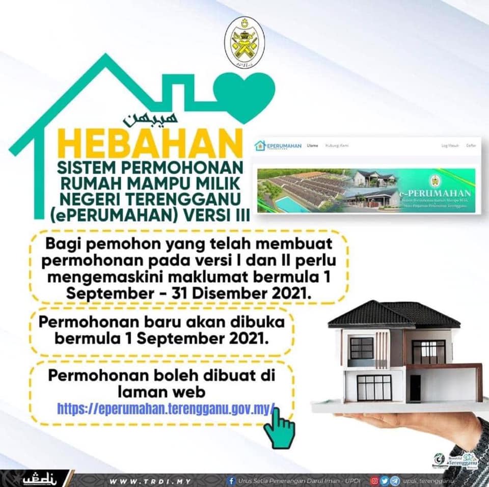ePerumahan Terengganu: Sistem Permohonan Rumah Mampu Milik Negeri Terengganu 2