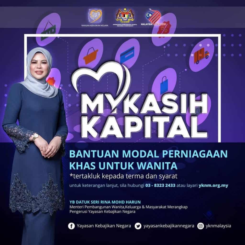 MyKasih Kapital: Mohon Modal Perniagaan Untuk Wanita RM1,000 2