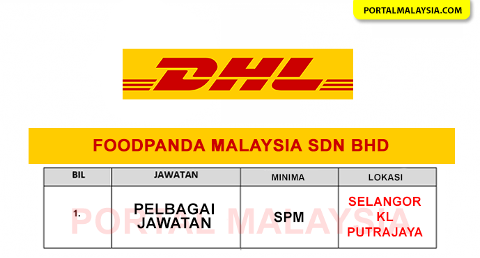 Jawatan Kosong DHL Information Services (Asia-Pacific) Sdn. Bhd - Banyak Jawatan menarik!