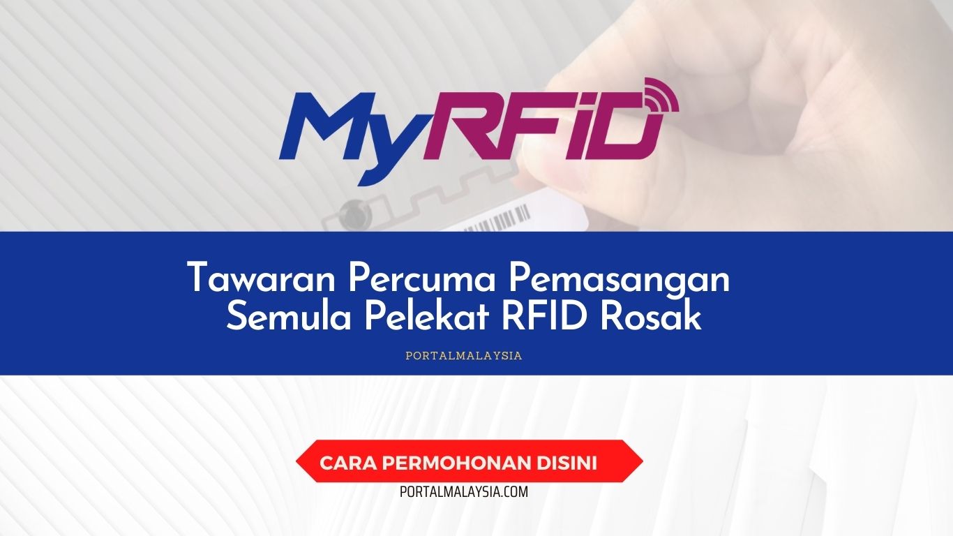 Tawaran Percuma Pemasangan Semula Pelekat RFID Rosak