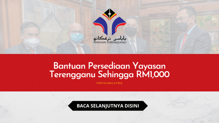 Bantuan Persediaan Yayasan Terengganu Sehingga RM1,000