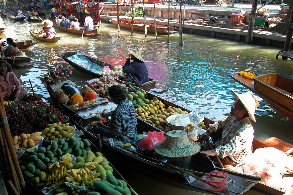 Bangkok Pasar Terapung Thailand