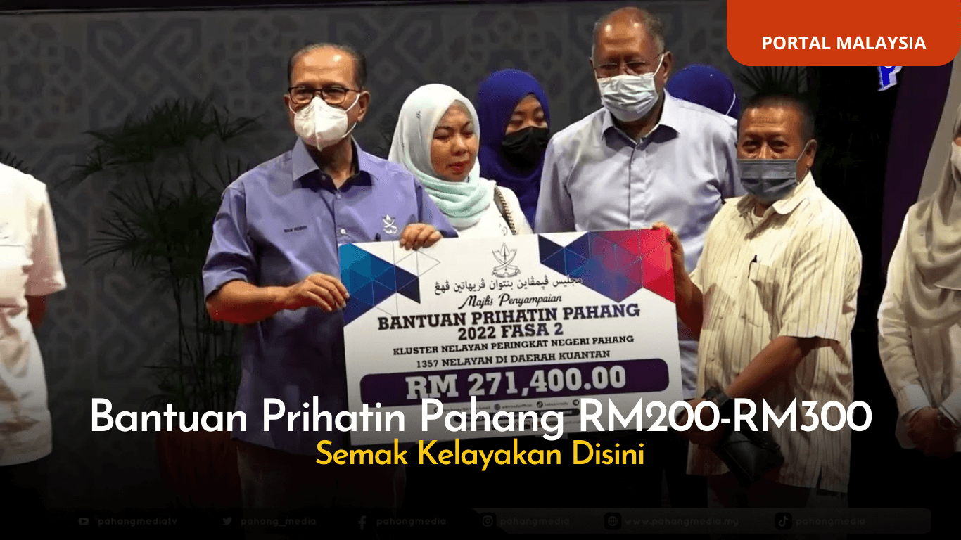 Bantuan Kewangan Negeri Pahang 2022