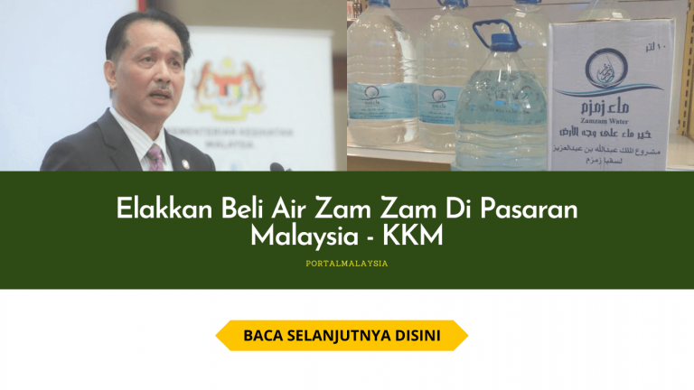 Elakkan Beli Air Zam Zam Di Pasaran Malaysia - KKM