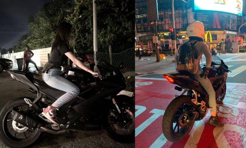 Gadis pakai skirt pendek ‘ride’ Yamaha R15 pusing Bukit Bintang bikin ramai bimbang… Rupanya nak hilangkan stress lepas putus cinta! 1