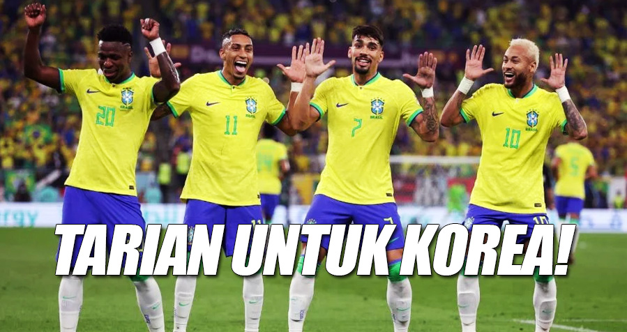 Piala Dunia Qatar - Korea Selatan Dibedil ‘Tarian’ Brazil!